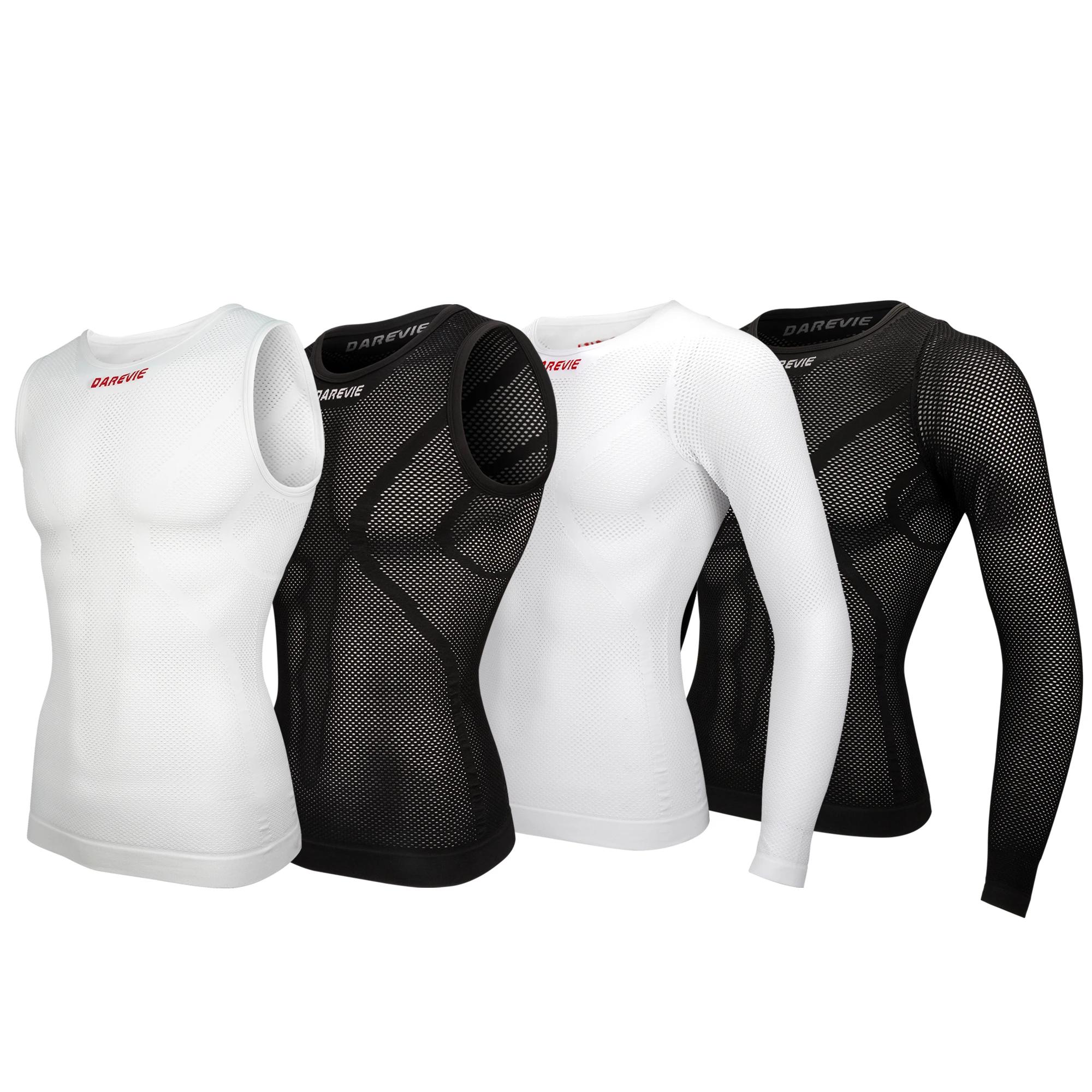 DAREVIE maillot de cyclisme sans couture Compression serré maillot de cyclisme pour hommes respirant