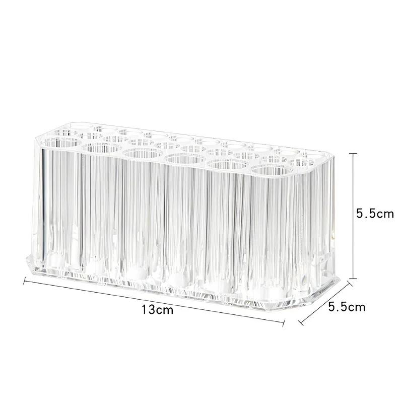 Organisateur de brosses à ongles en acrylique, 26 trous, Kit de Nail Art, outils de rangement, maqui