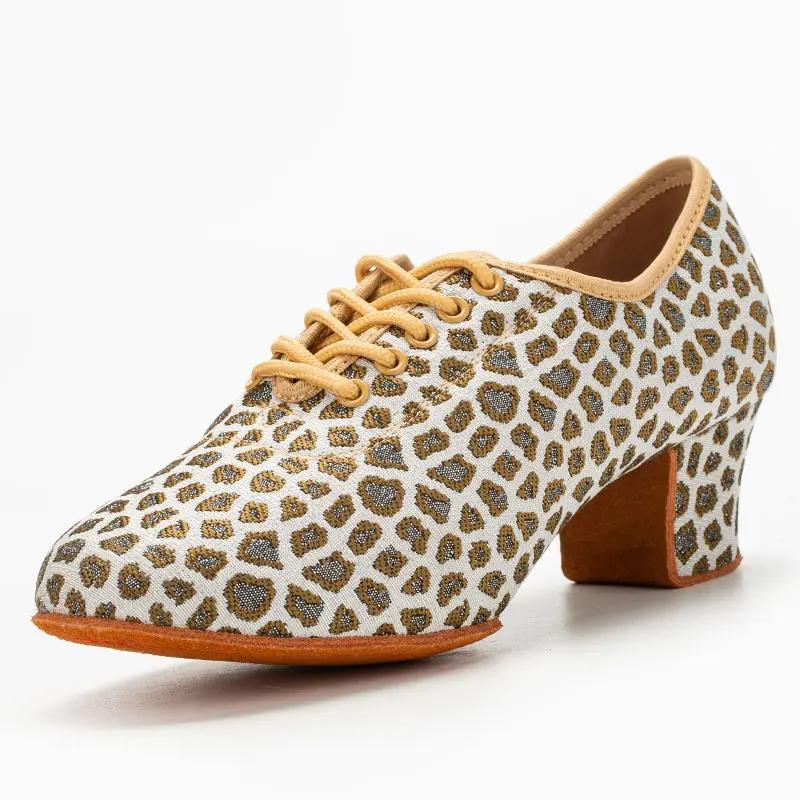 Chaussures de danse latine femme Jazz talons hauts salle de bal Salsa Latino femme moderne formation