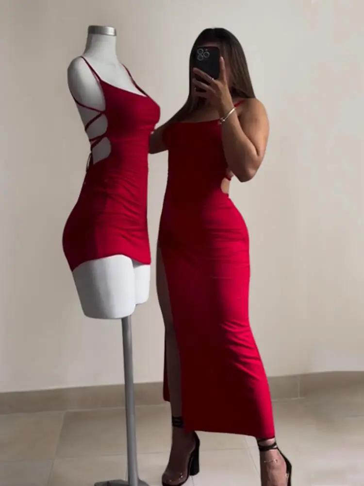 Robe d'été explosive, nouvelle collection 20224, haute sensibilité, bretelles licou, sac Spice Girl,