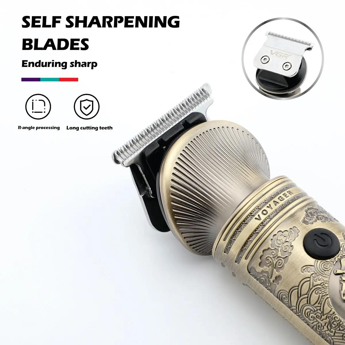 VgazHair Tondeuse Électrique Tondeuse À Cheveux Professionnel Barbier Sans Fil Machine De Coupe De C