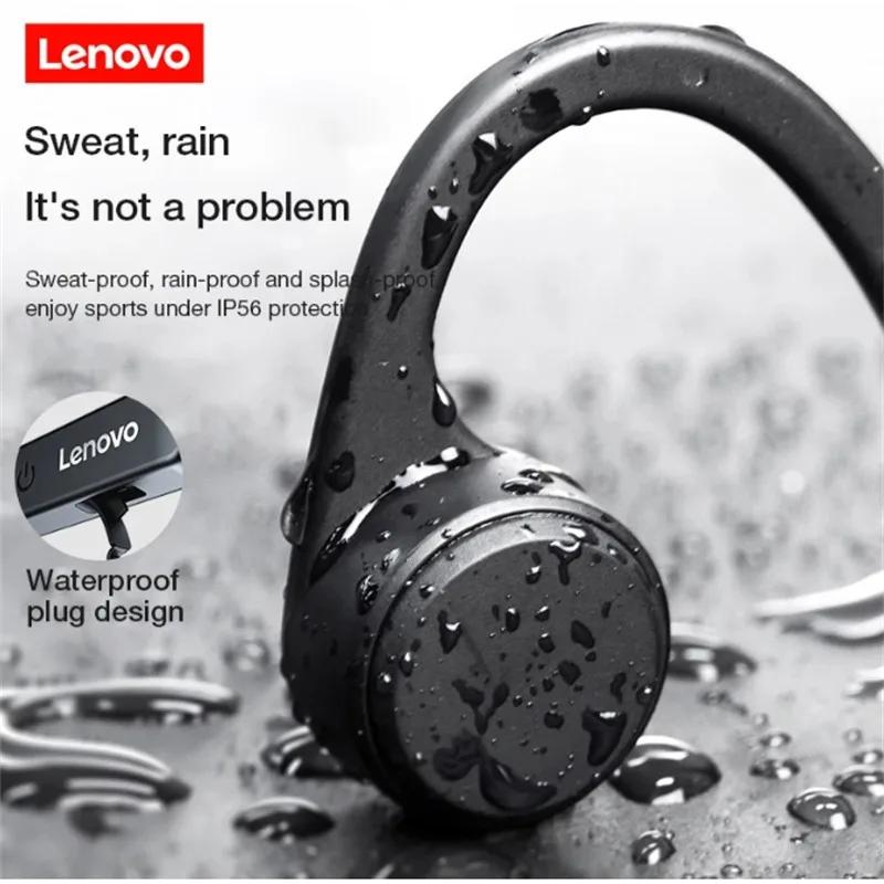 Lenovo X4 TWS Conduction osseuse Bluetooth casque sport écouteur étanche sans fil casque avec micro