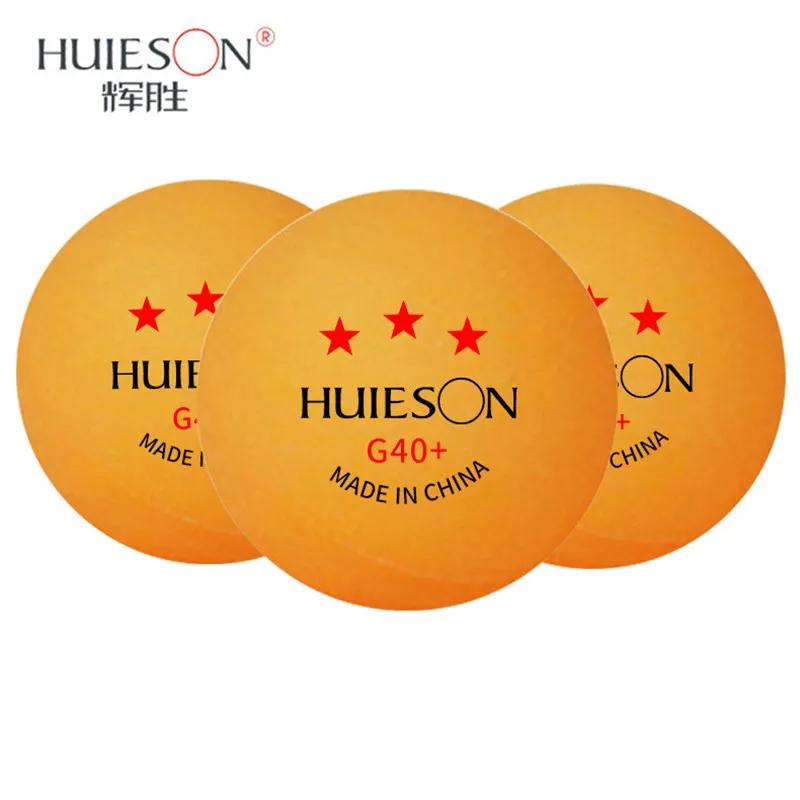 Huieson balles de Ping-Pong professionnelles 3 étoiles ABS + nouveau matériau balles de Tennis de Ta