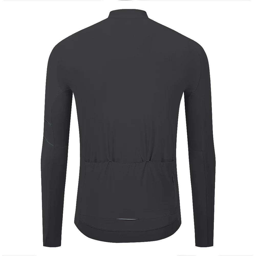 YKYWBIKE veste de cyclisme automne maillot à manches longues vêtements de vélo polaire thermique vtt