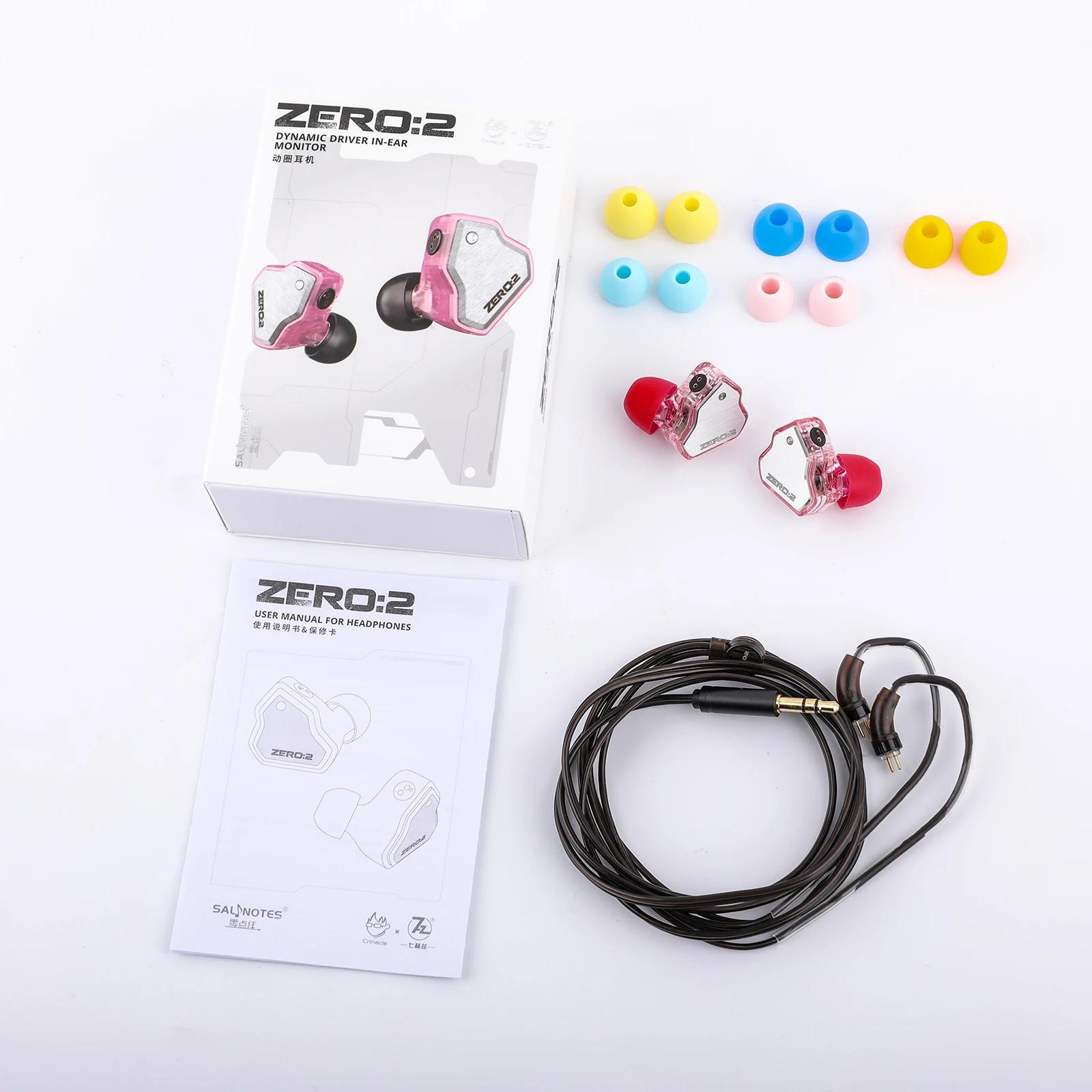 7Hz x Crinacle Zero:2 mis à jour 10mm pilote dynamique IEM filaire écouteurs écouteurs de jeu avec c
