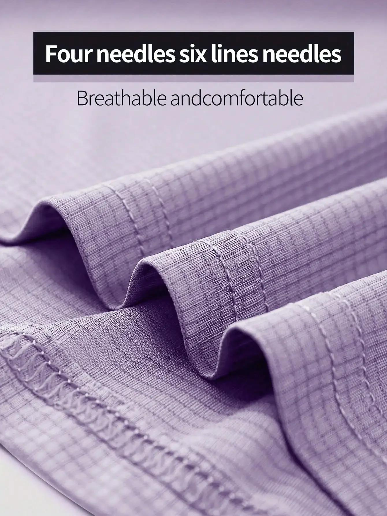 T-Shirt de Sport ultraléger à séchage rapide pour femmes, couleur unie violette, manches courtes de