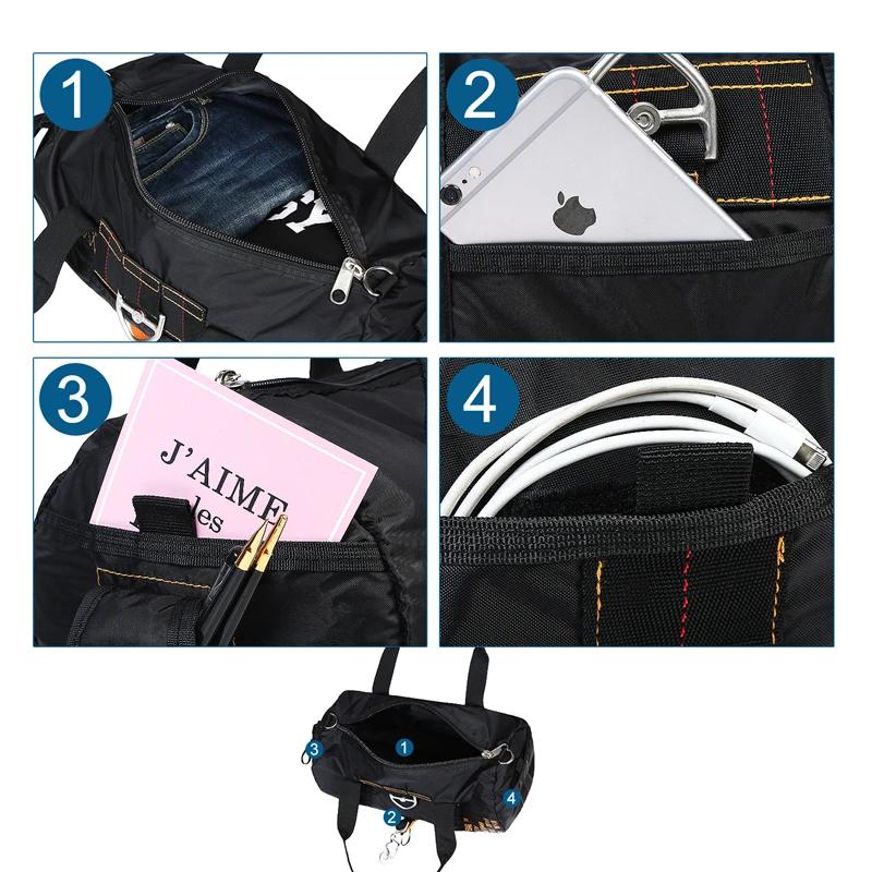 LQARMY – sac de Sport en Parachute tactique, sac de ceinture de voyage en plein air en Nylon 1000D,