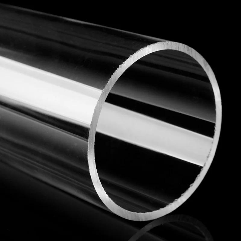Tuyau d'habitacle scellé en polyéthylène et méthacrylate, Tube acrylique PMMA étanche ROV pour Robot