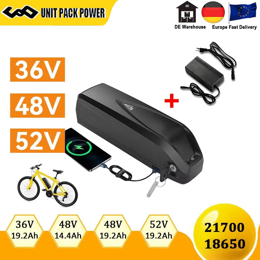 52V 17.5AH 21700 18650 batterie de vélo électrique 36V 48V 20AHHailong tube inférieur batterie de vé