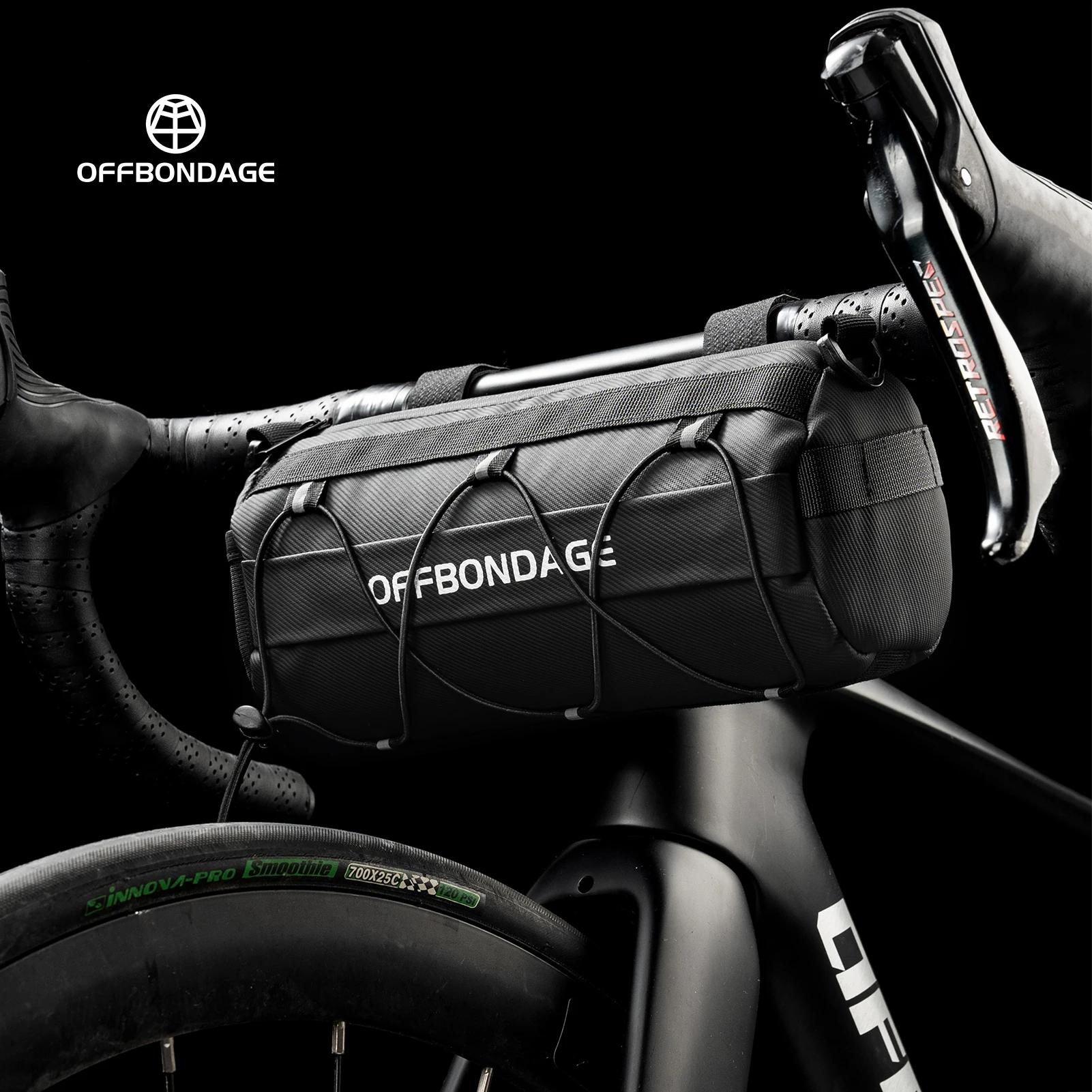OFFBONDAGE sac de vélo Portable guidon multi-usages grande capacité sac à dos vtt route cyclisme cad