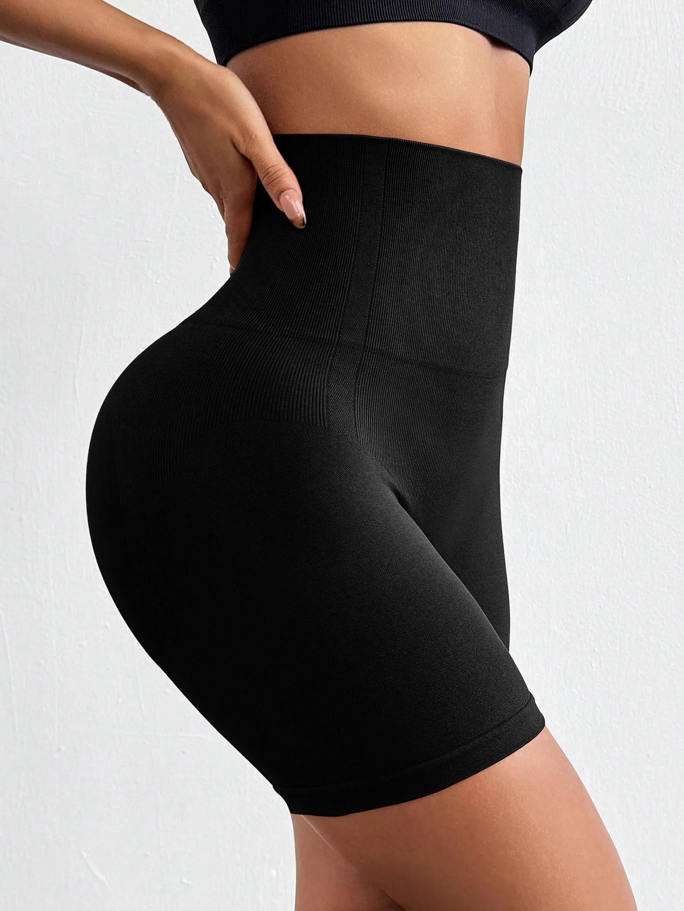 Short de motard taille haute pour femme, entraînement, course à pied, volley-ball, yoga, 6 amarans