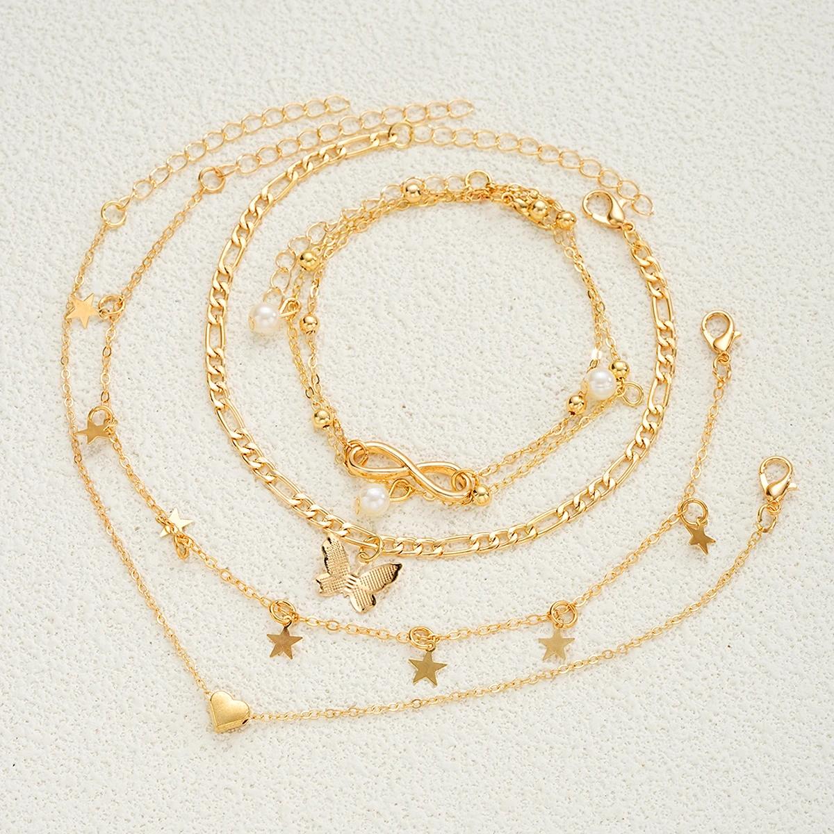83 pièces élégant perle géométrique boucles d'oreilles collier Bracelet bague ensemble de bijoux pou