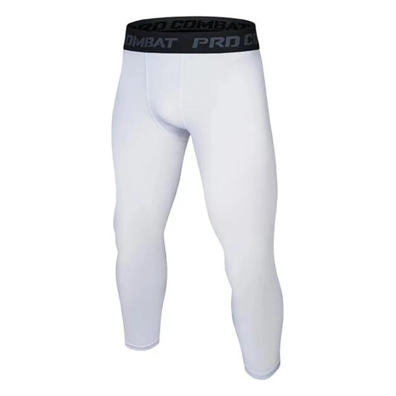 Leggings de football et de basket-ball pour hommes, entraînement à haute élasticité, fitness sportif