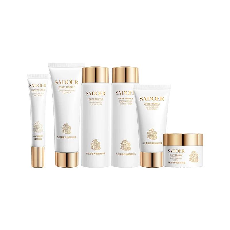 Coffret de six essences de soin à la truffe blanche, riche en extrait de Centella Asiatica, en niaci