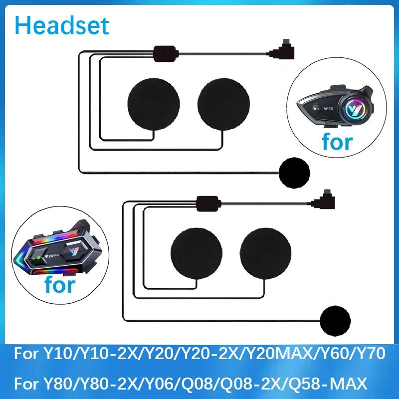 Oreillette Bluetooth pour casque de moto Y10/Y10-2x/Y20/Y20-2x/Y20max/Y60/Y70/Y80/Y80-2x/Y06/Q08/Q08