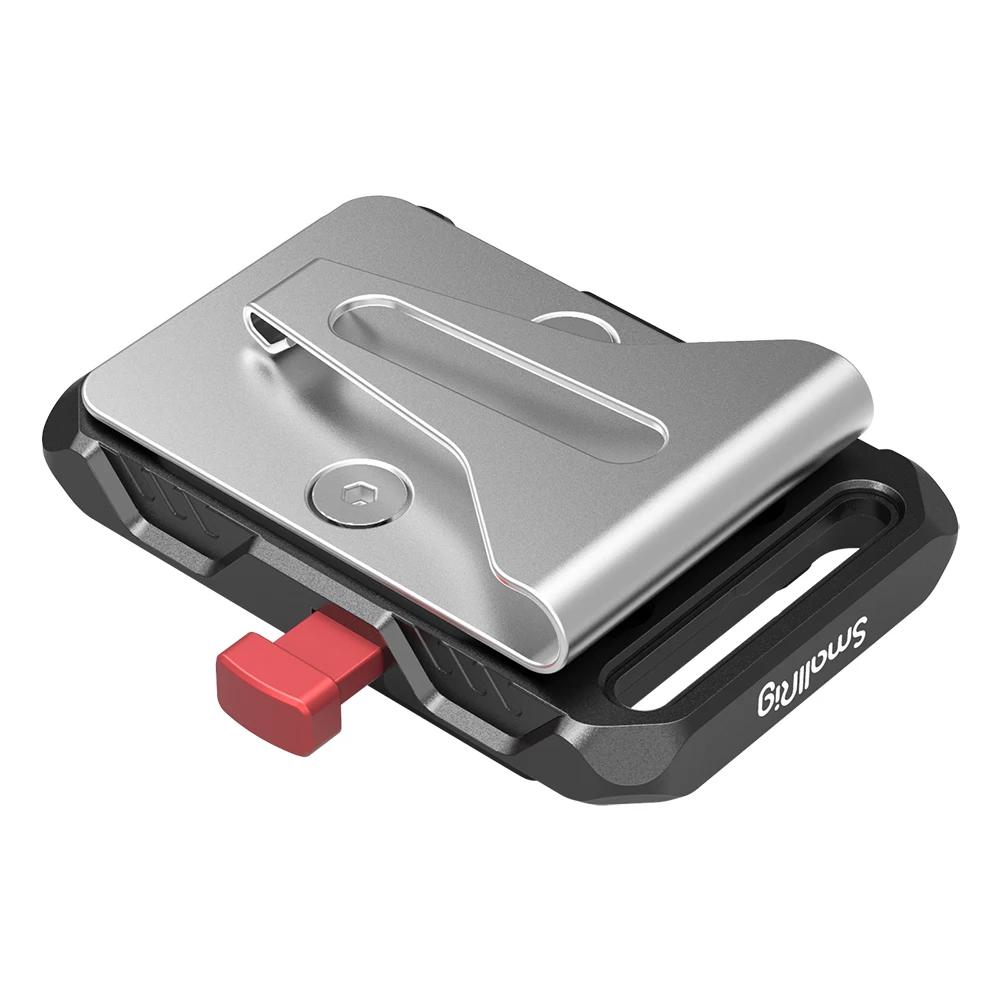 SmallRig-Mini plaque de batterie à montage en V, plaque de batterie à montage en V avec clip de cein