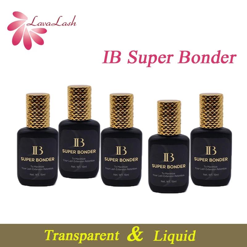 Agent de fixation de durcissement Transparent IB Super Bonder V2, 15ml, pour Extensions de cils, pri
