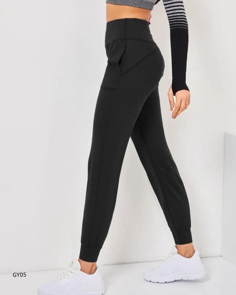Nouveau Pantalon de Sport Femme Printemps-Été 2026 – Yoga et Fitness, Coupe Ample Cheville, Taille H