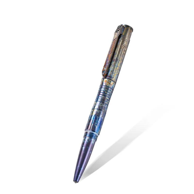 Stylo en alliage de titane EDC avec collection d'écriture, multifonctionnel, portable, extérieur, ou