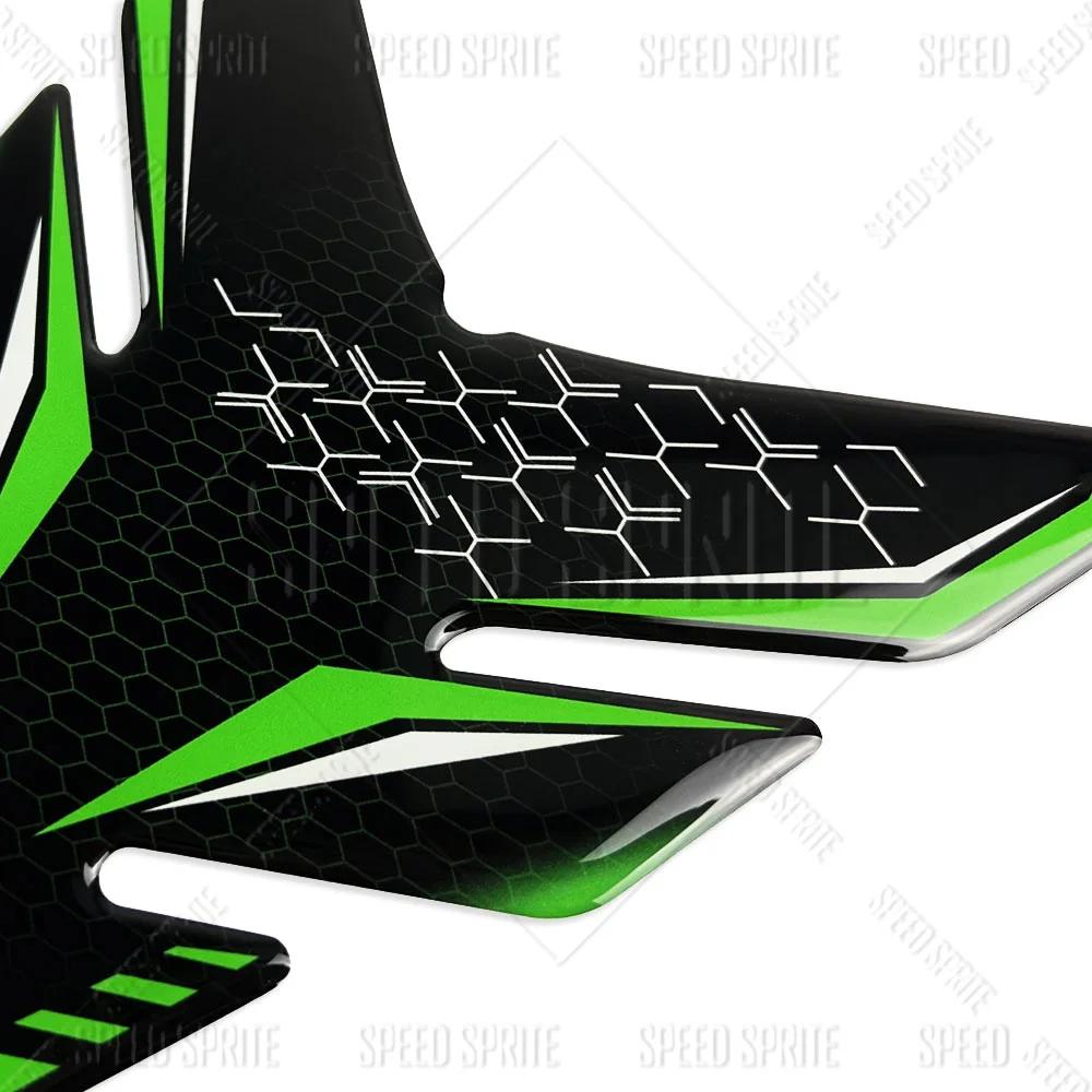 Autocollant 3D pour tampon de réservoir de moto, autocollant de protection pour Ninja400 Z900 Z1000