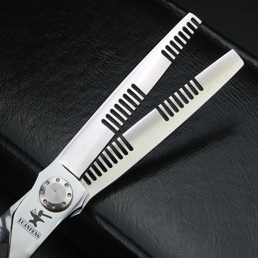 Ciseaux de coupe et d'amincissement des dents à double face, Japon, Unique, 440C