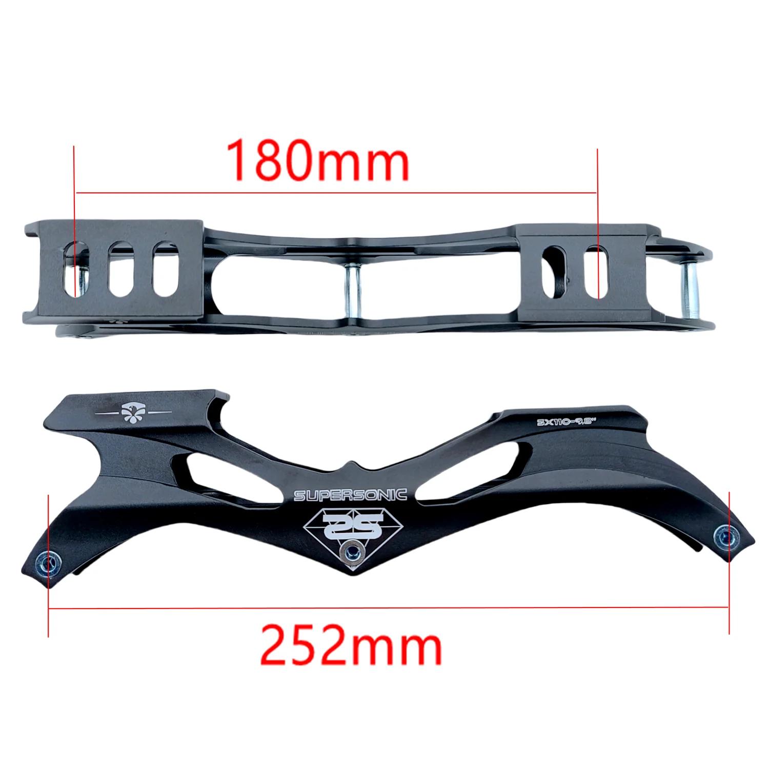 Cadre de patin de vitesse avec essieux, livraison gratuite, 3x110mm