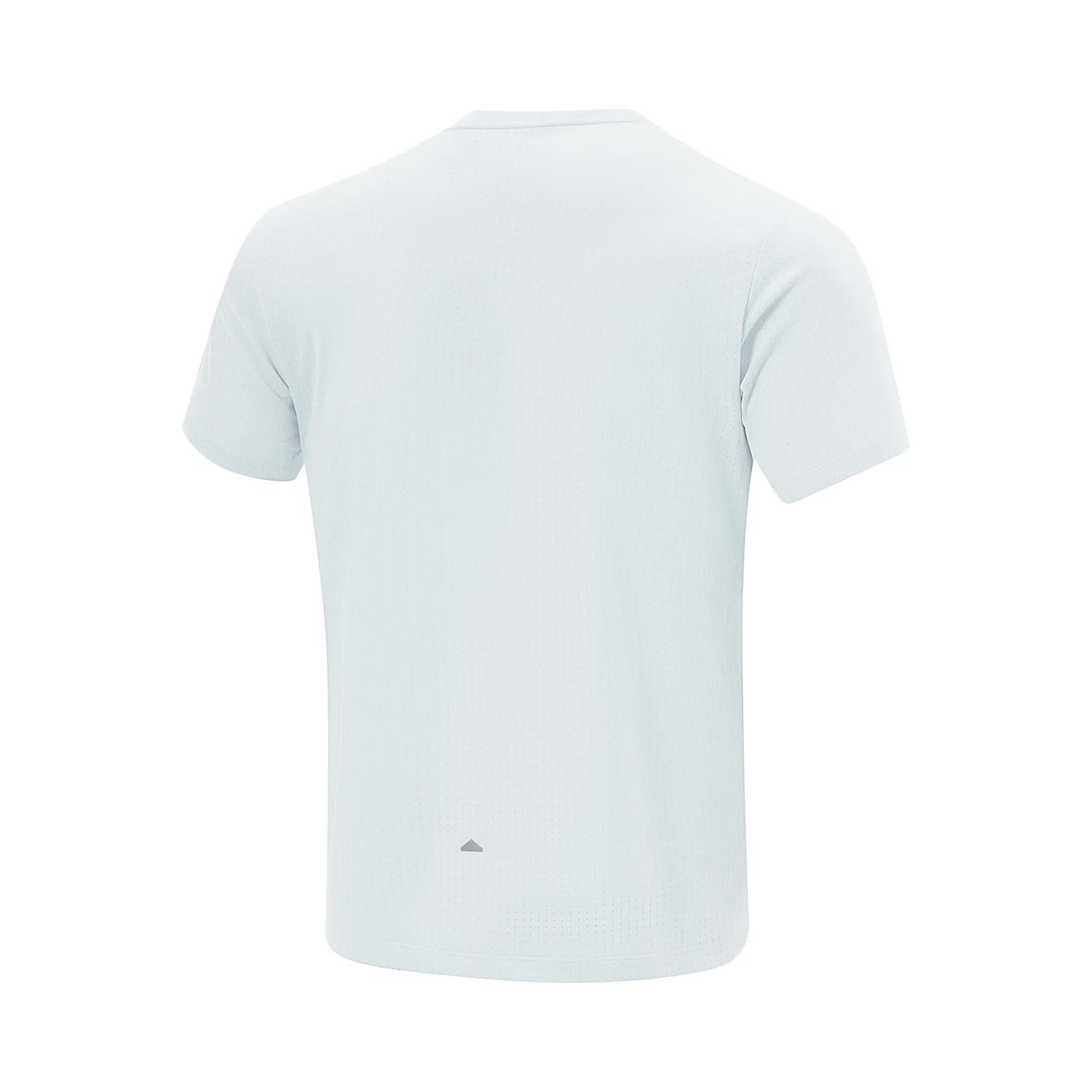 Li-Ning T-shirt de sport pour hommes AT AIR, coupe régulière, en polyester respirant, avec doublure