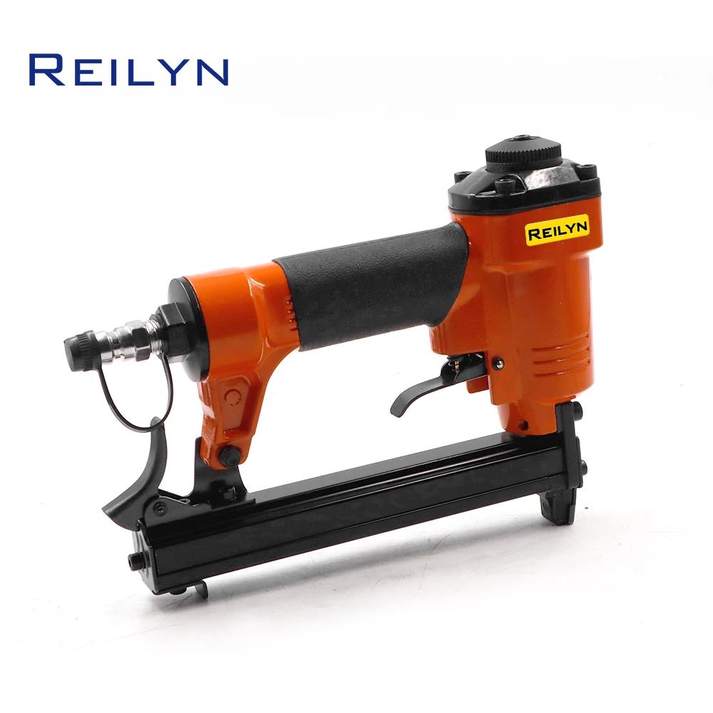 Agrafeuse pneumatique Reilyn 21GA 8016 pour tapisserie, pistolet agrafeur pneumatique compact pour c