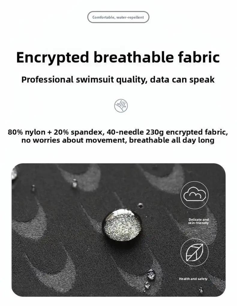 Maillot de bain de compétition sans manches pour hommes, Durable, imperméable, une pièce, pour cours