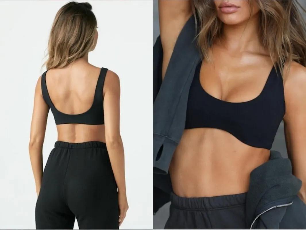 Soutien-gorge de yoga serré élastique respirant et anti-humidité semble nue yoga soutien-gorge