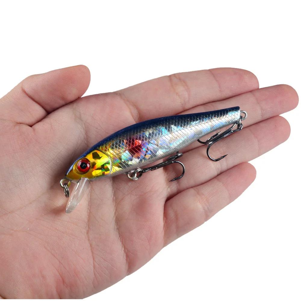 1 pièces leurre de pêche méné Laser artificiel réaliste 8.5 cm 9.2g appât dur en plastique flottant