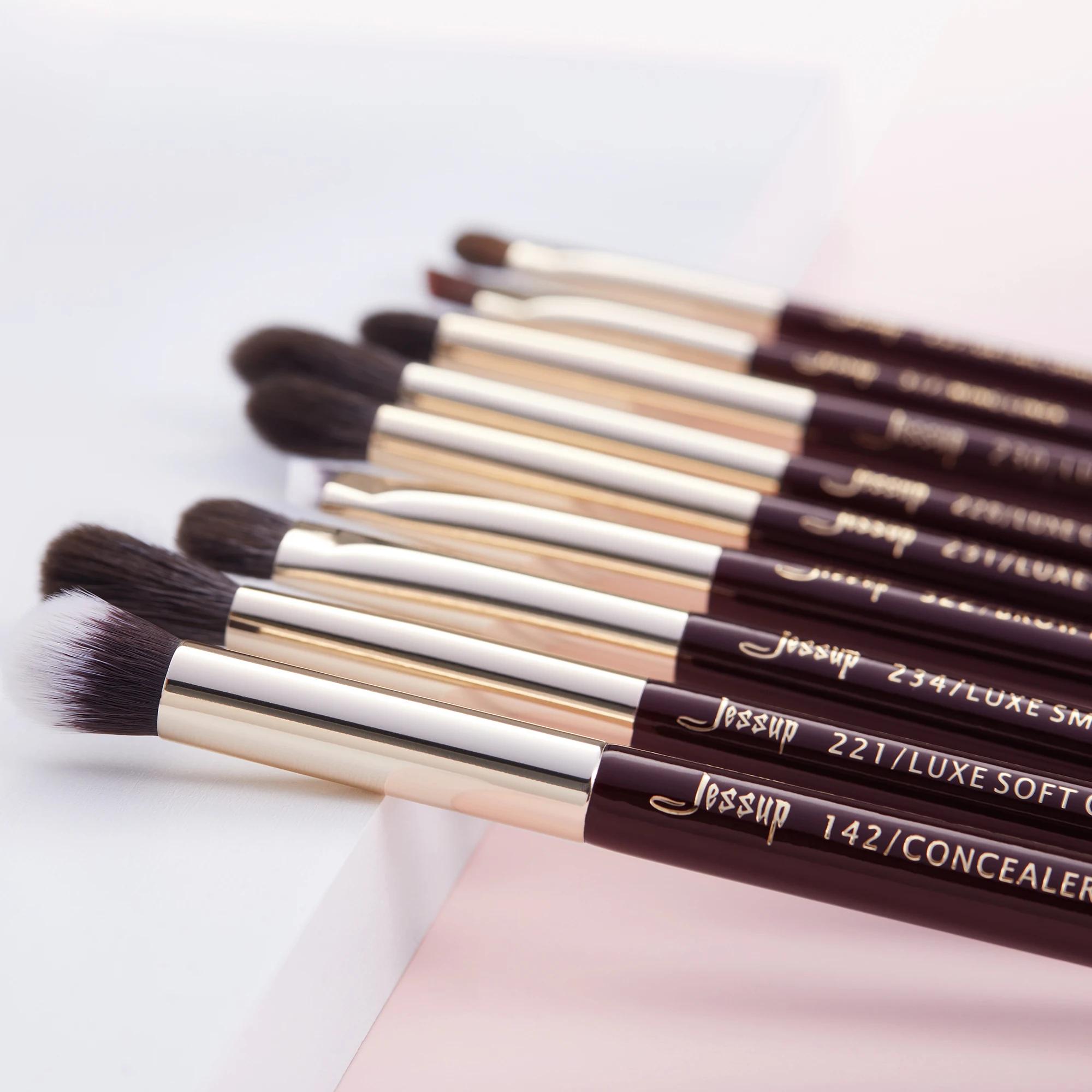 Essup – akeup rofessionnelle, 15 pièces, rush, owder, yesshadow, oner, lustré, prêt, infandel/olden