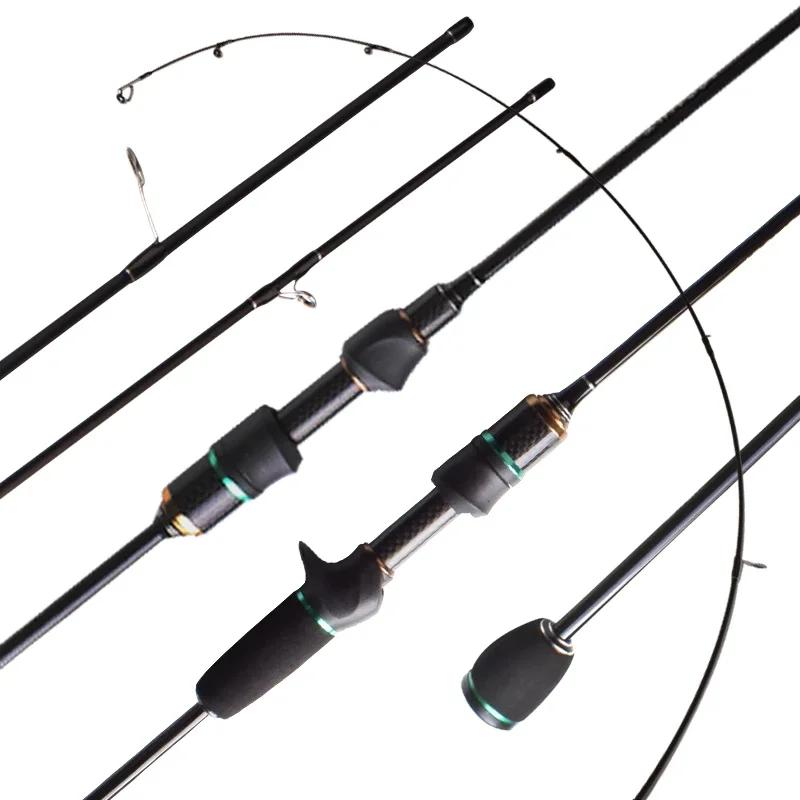 Mavllos assaut appât canne à pêche L.W 0.6-8g solide pointe rapide ultraléger carbone UL pêche carpe