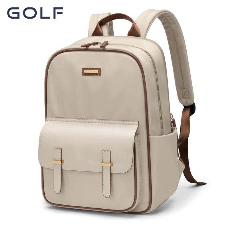 GOLF-Sac à dos Oxford grill pour femme, sac à dos grande capacité pour ordinateur, sac d'école pour