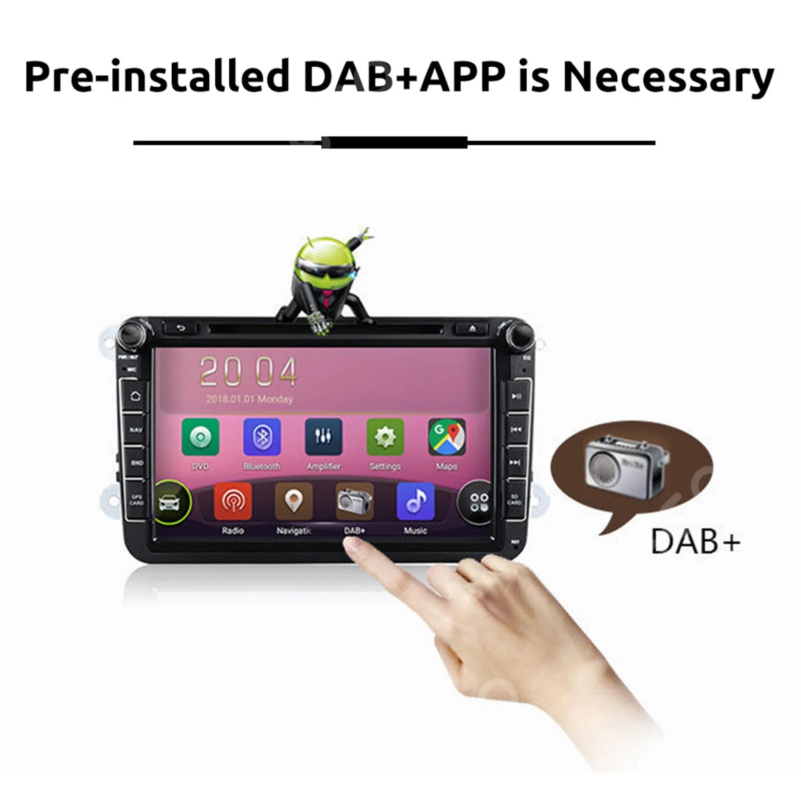 Antenne DAB USB pour autoradio Android, diffusion numérique DAB + boîtier de Radio, adaptateur récep