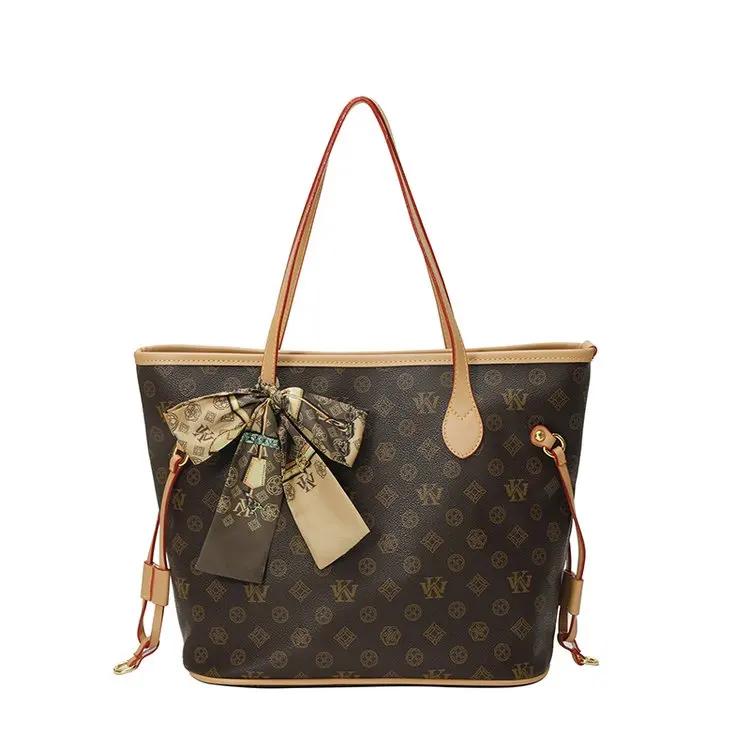 Sac à main en cuir de créateur pour femme, sac à bandoulière de luxe grande capacité, élégant sac à