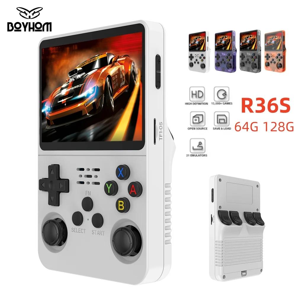Console de jeu vidéo Open Source R36S, système Linux, écran IPS 3.5 pouces, lecteur vidéo de poche p