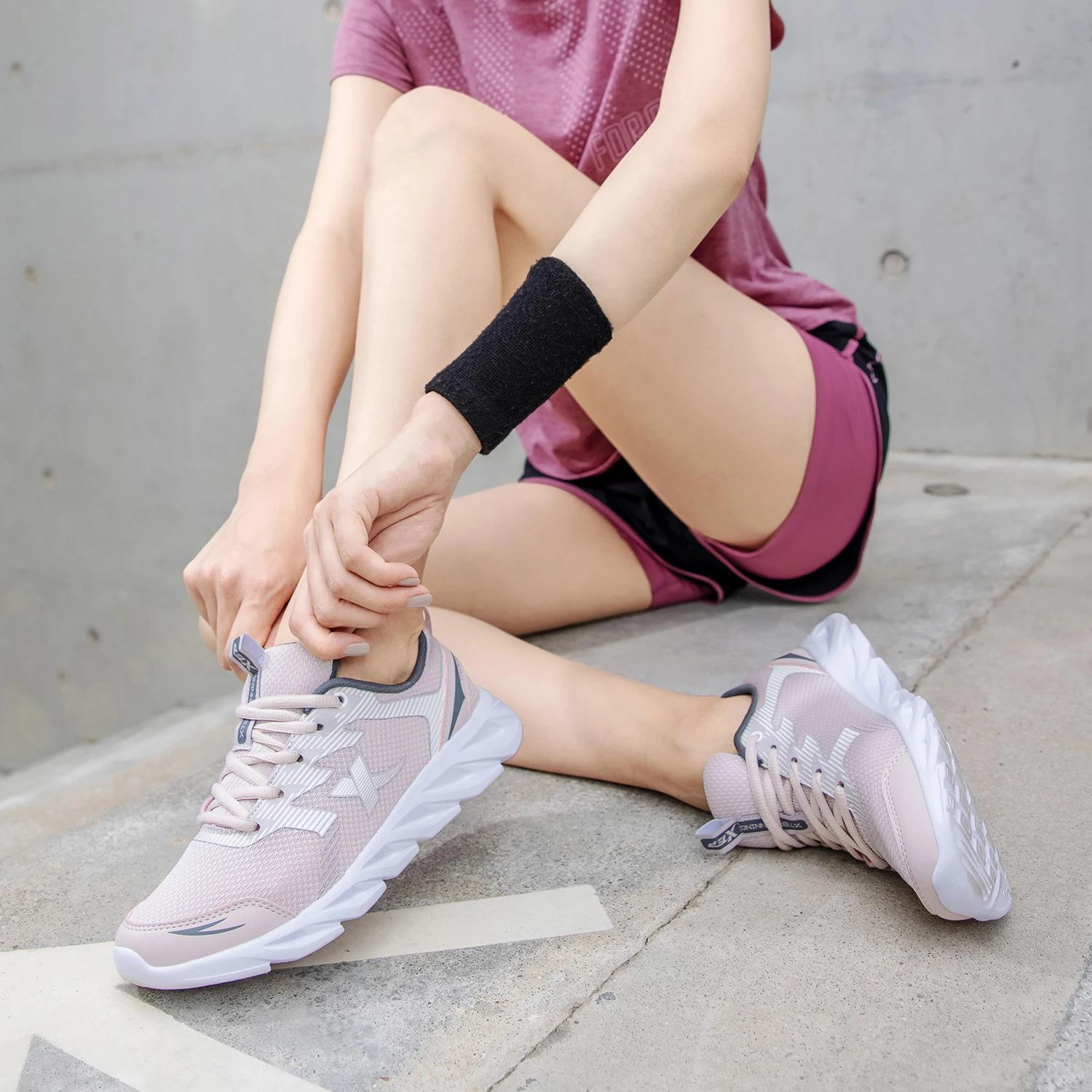 Xtep femmes chaussures de course nouvelle mode baskets légères pour femmes respirant amorti chaussur