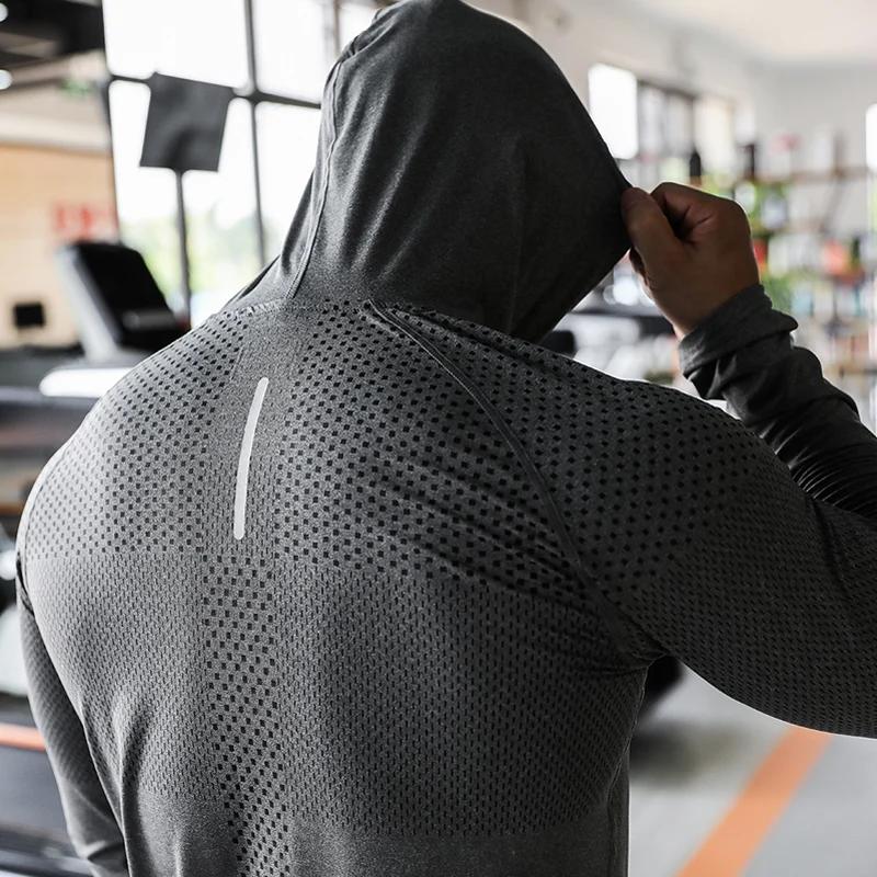 Survêtement fitness homme sweat capuche jogging gym entraînement musculaire