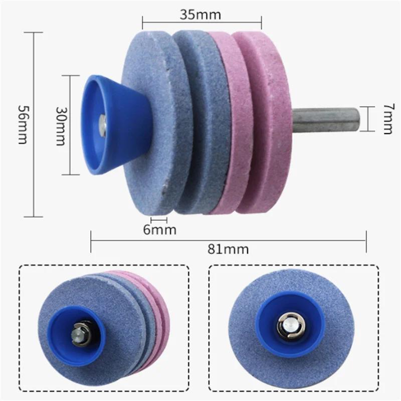 Affûteur de couteaux le plus rapide, outils de jardin, lame universelle, meulage, perceuse rotative,