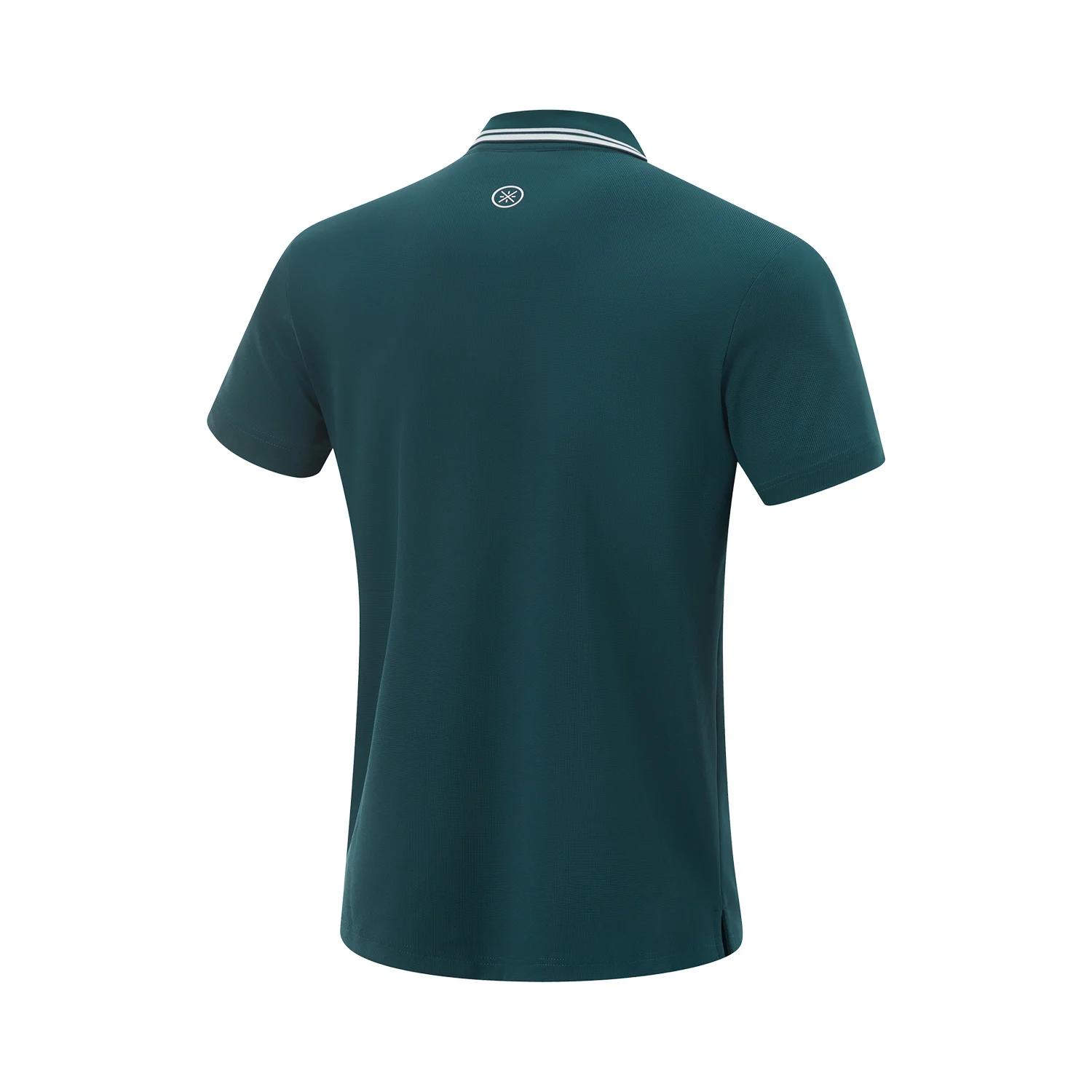 Li-ning T-shirt POLO Wade pour hommes AT DRY FREEZE 88% Polyamide 12% élasthanne à sec doublure resp
