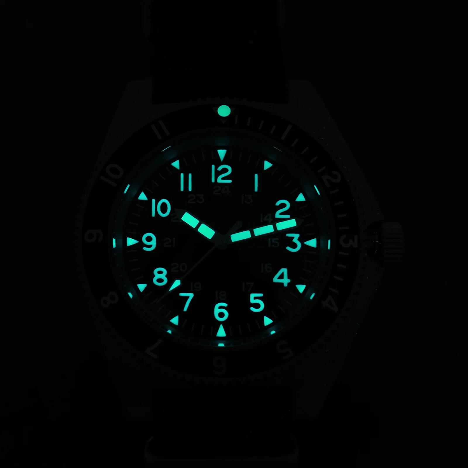 Watchdives WD1972 montre à Quartz VH31 balayage secondes mouvement saphir cristal BGW9 lumineux 20Ba