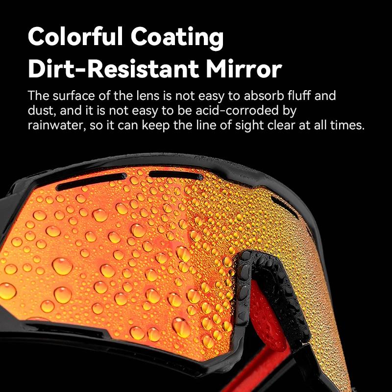 ROCKBROS – lunettes de soleil polarisées photochromiques pour hommes et femmes, vtt, vélo de route,
