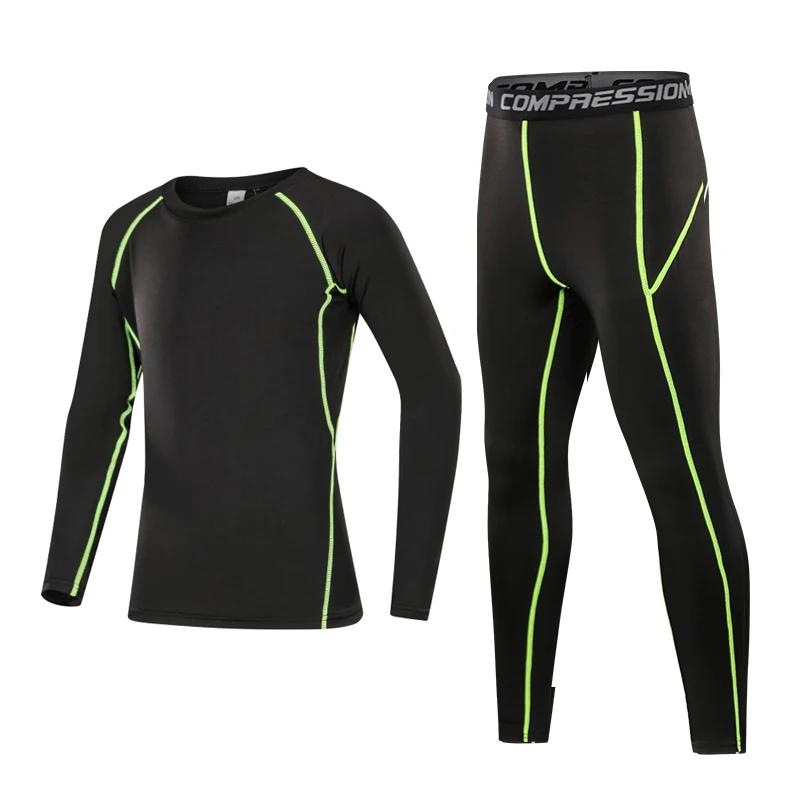 Survêtement fitness enfant garçon - Vêtements compression pour running et basketball jeunes