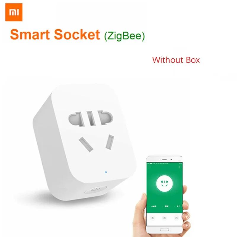 Xiaomi-Prise intelligente Wi-Fi ATA Zigequation, interrupteurs de commande sans fil, prise de minute