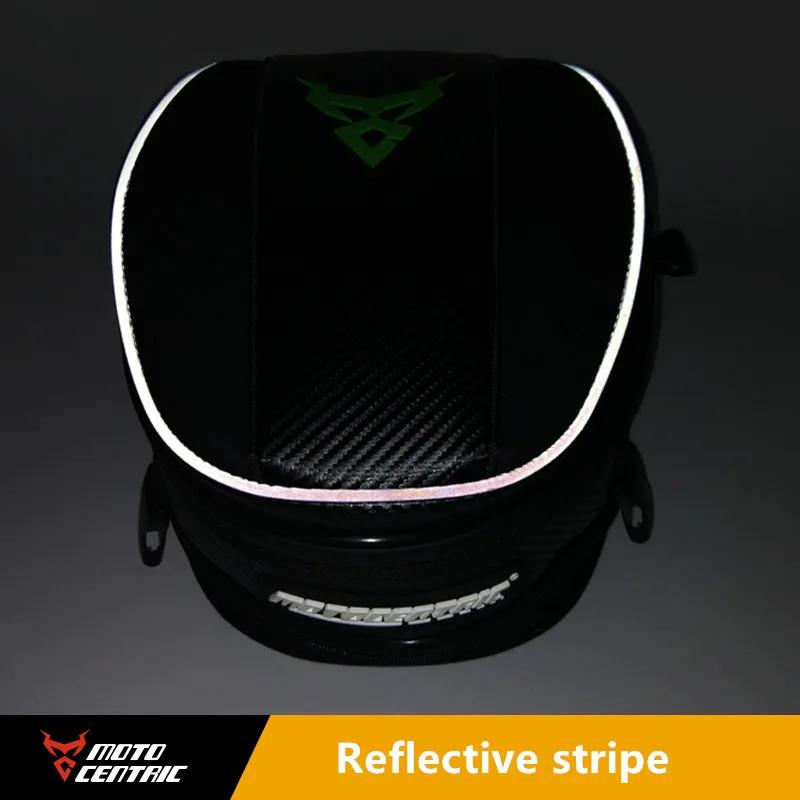 Sac de queue de moto multifonction, sacs de casque de motocross, sacs d'huile de carburant magnétiqu