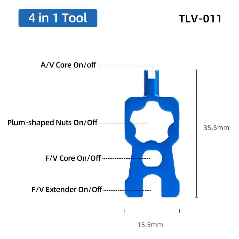 Bicycle Valve Tool Schrader Presta Core Spanner A/V Nipper Spanner F/V Extender Overhaul Install Ser