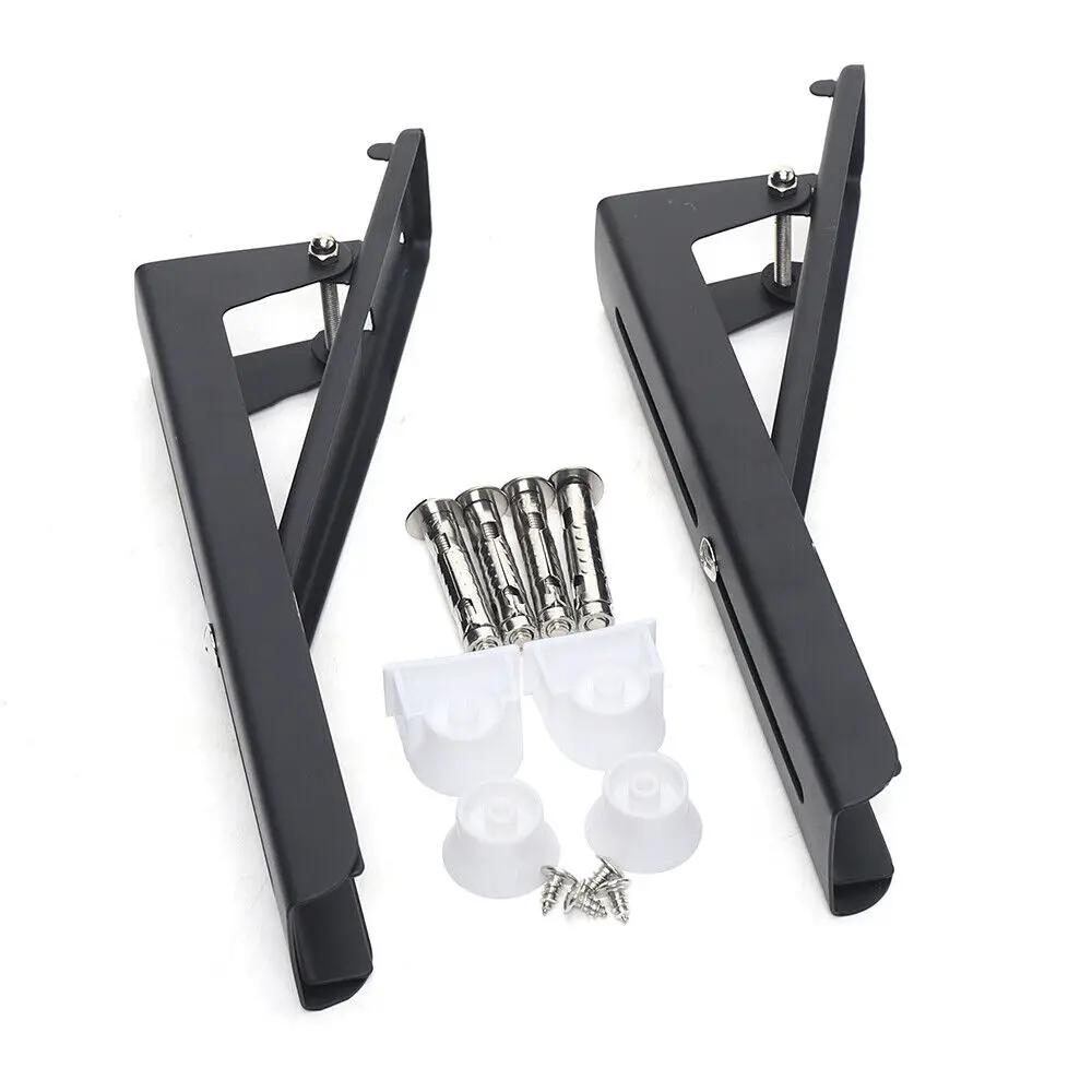 Étagère extensible pliable et robuste, support mural à 2 supports pour four à micro-ondes