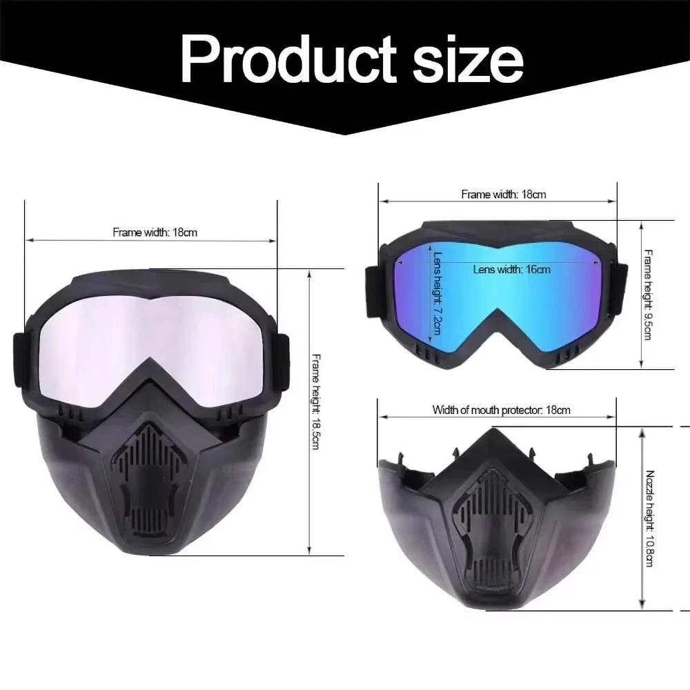 Sport de plein air coupe-vent masque lunettes HD moto lunettes Snowboard lunettes équitation Motocro