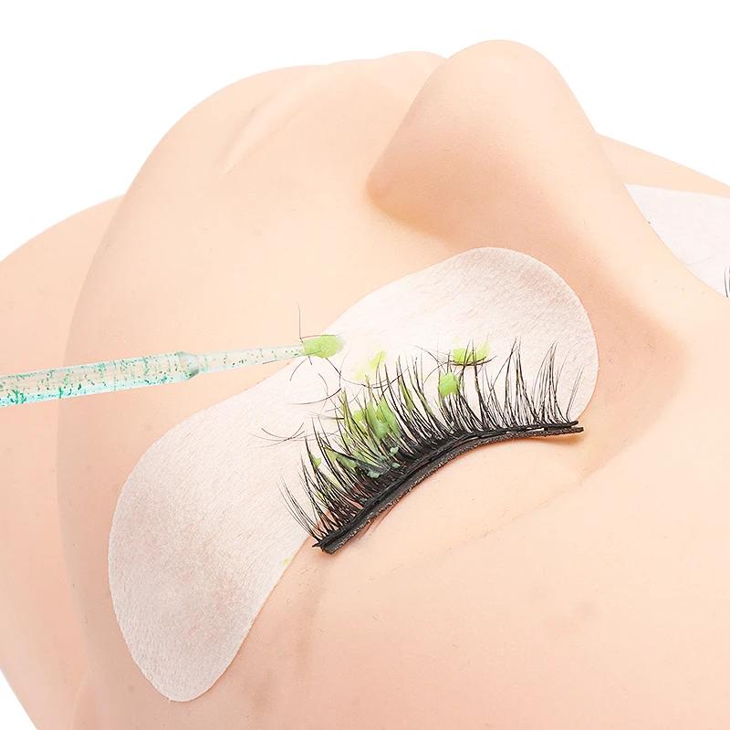 Kit de fournitures d'extension de cils, 200 pièces, bobines de cils jetables, brosses, Micro coton-t